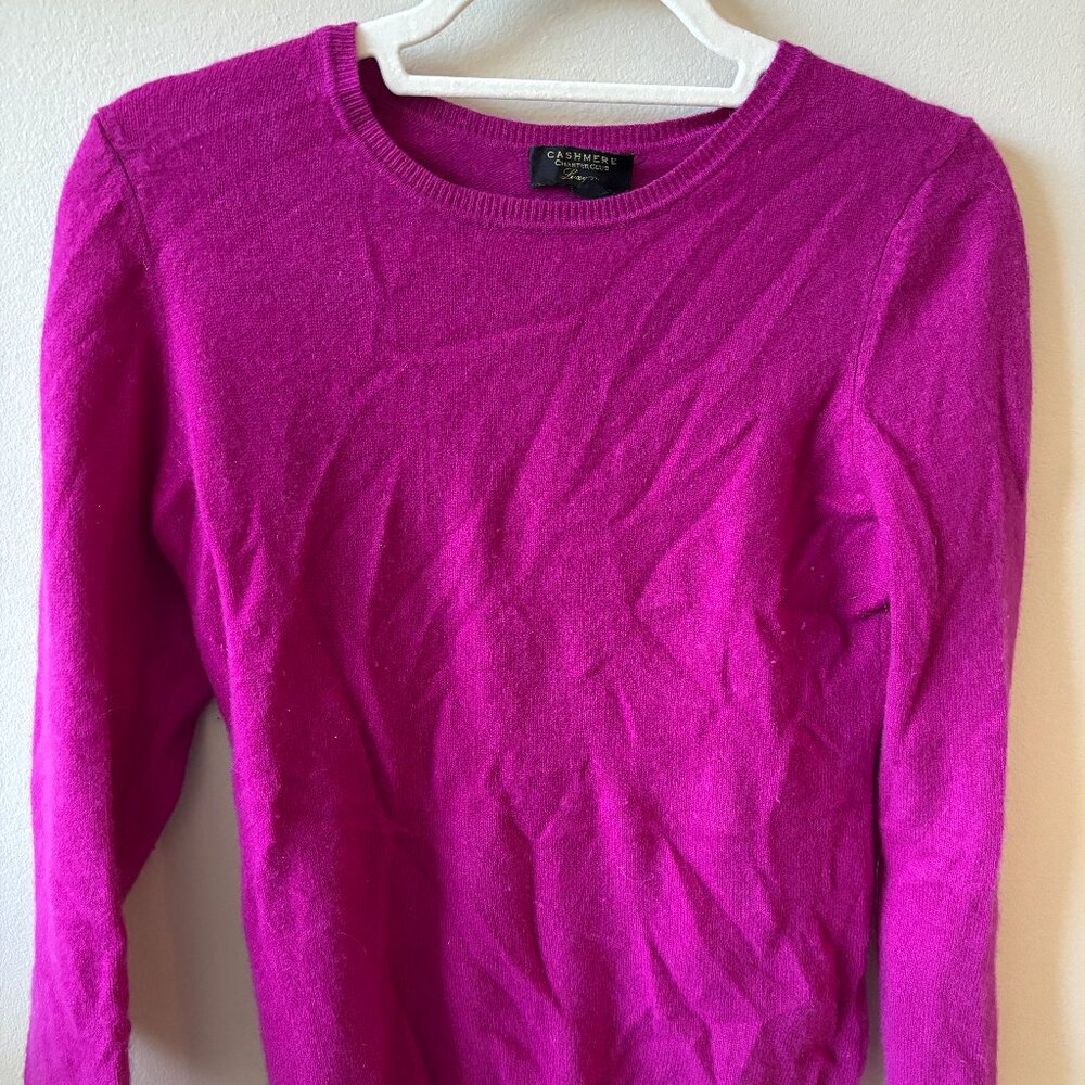 Magenta Cashmere Sweater